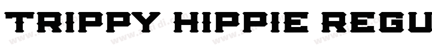 Trippy Hippie Regula字体转换